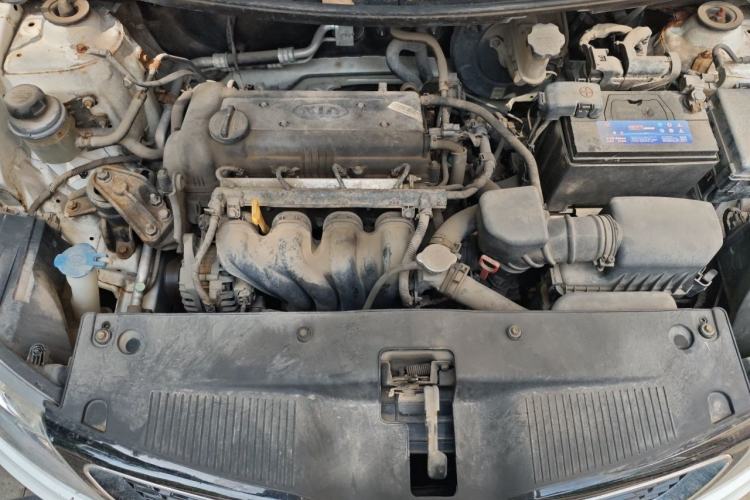 Used Kia K2 2011 Sedan 1.4L Automatic GLS Engine Bay