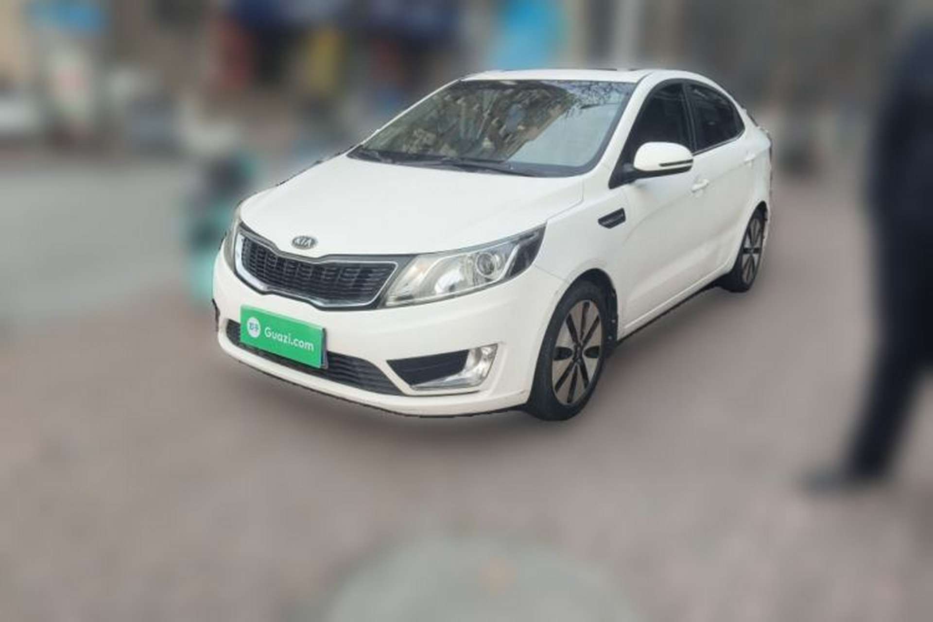 Used Kia K2 2011 Sedan 1.6L Automatic Transmission Premium Front Left 45 Deg
