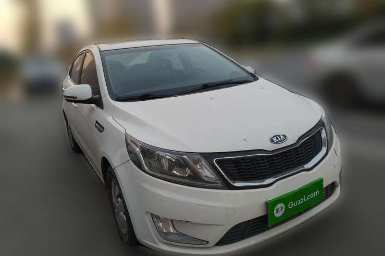 Used Kia K2 2011 Sedan 1.4L Automatic Top-Trim Front Right 45 Deg