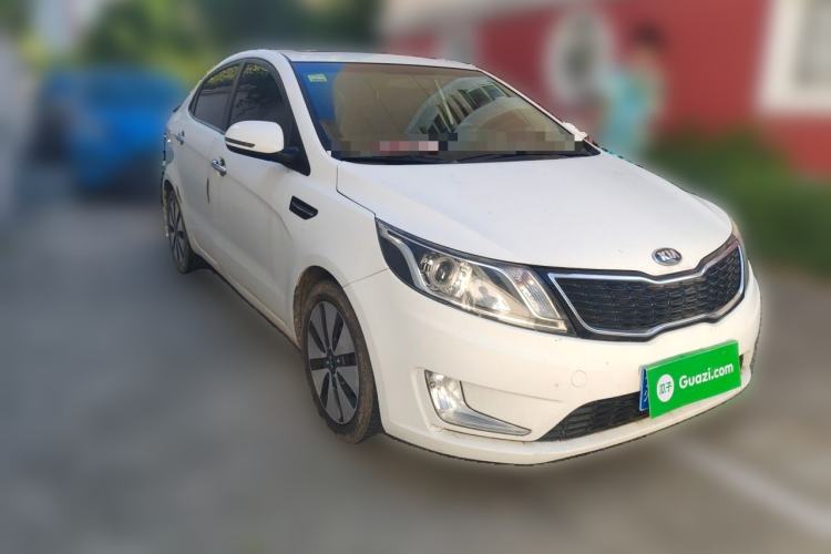 Used Kia K2 2011 Sedan 1.6L Automatic Transmission Premium Front Right 45 Deg