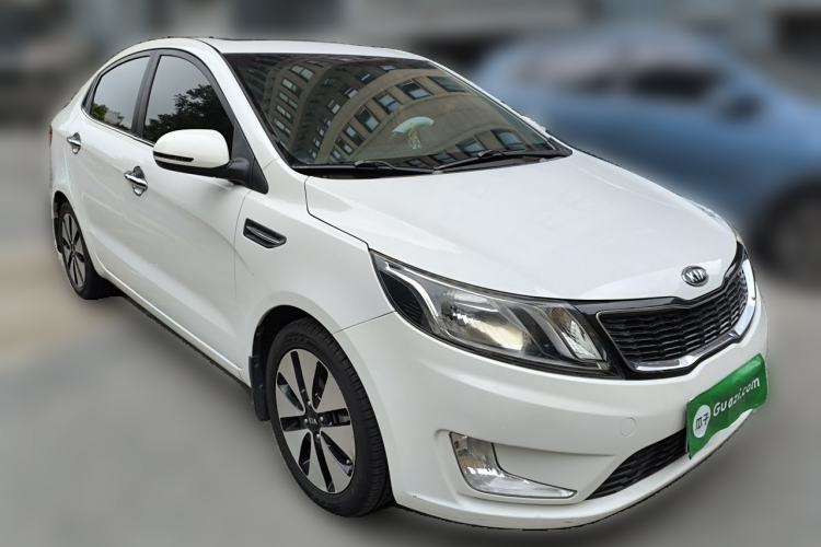 Used Kia K2 2011 Sedan 1.6L Automatic Transmission Premium Front Right 45 Deg