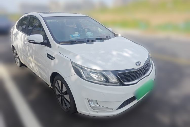 Used Kia K2 2011 Sedan 1.6L Automatic Transmission Premium Front Right 45 Deg
