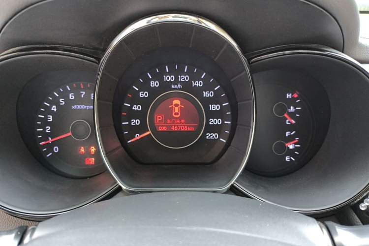 Used Kia K2 2011 Sedan 1.6L Automatic Transmission Premium Instrument Cluster