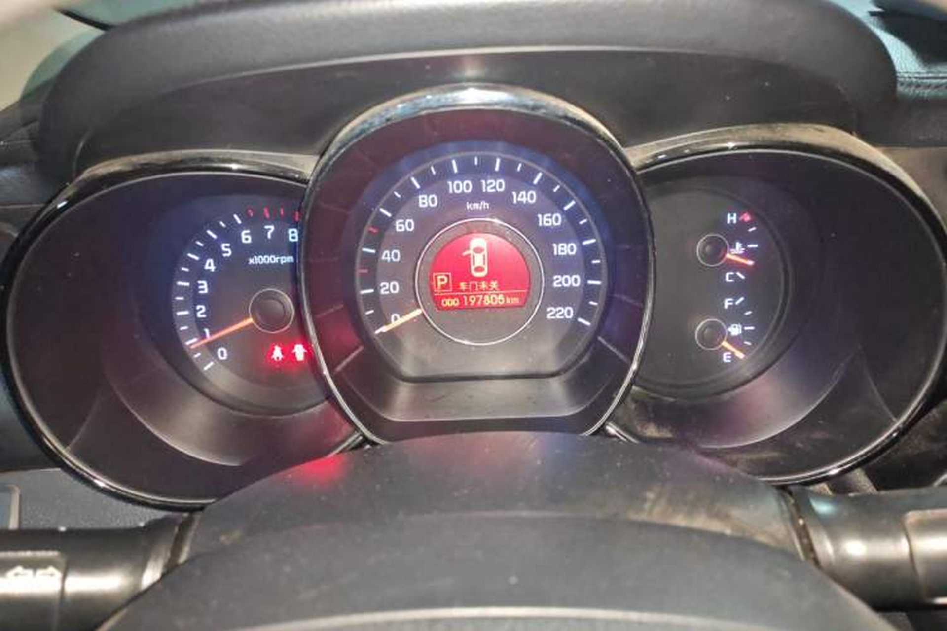 Used Kia K2 2011 Sedan 1.6L Automatic Transmission Premium Instrument Cluster