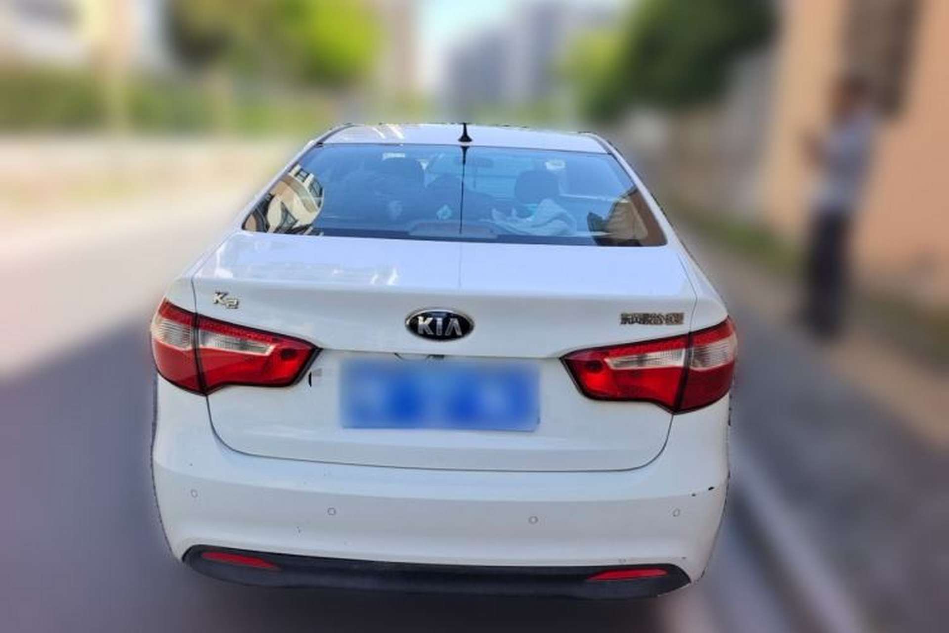 Used Kia K2 2011 Sedan 1.4L Manual Transmission GLS Rear