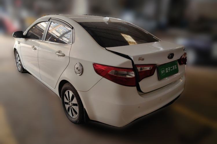 Used Kia K2 2011 Sedan 1.4L Manual Transmission GLS Rear Left 45 Deg