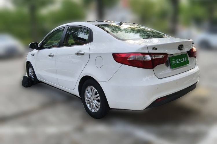 Used Kia K2 2011 Sedan 1.4L Manual Transmission GLS Rear Left 45 Deg