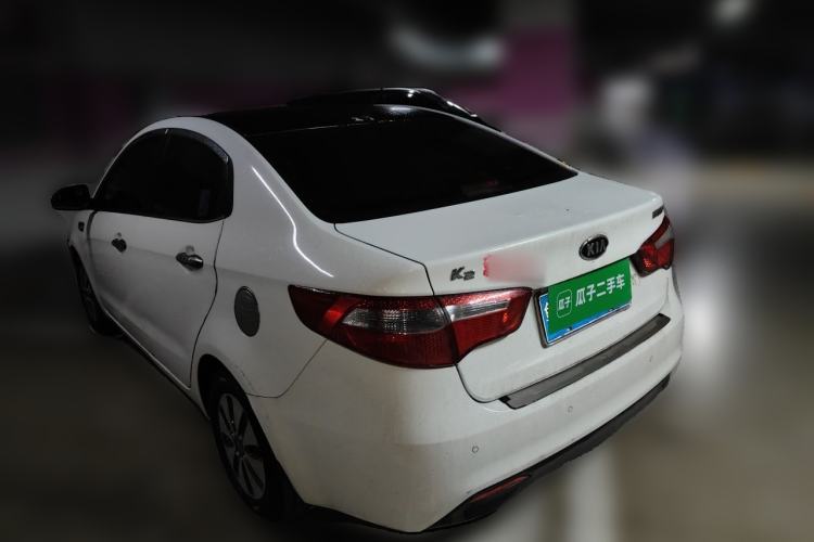 Used Kia K2 2011 Sedan 1.4L Manual Transmission GLS Rear Left 45 Deg