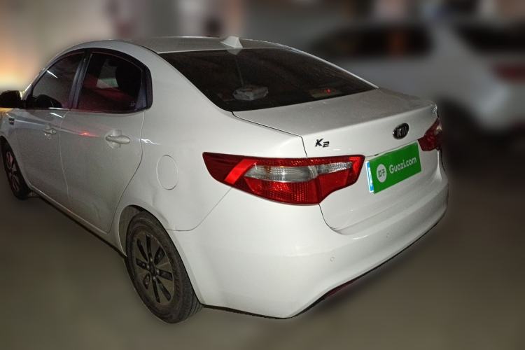 Used Kia K2 2011 Sedan 1.4L Manual Transmission GLS Rear Left 45 Deg