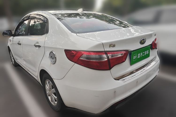 Used Kia K2 2011 Sedan 1.4L Automatic GLS Rear Left 45 Deg