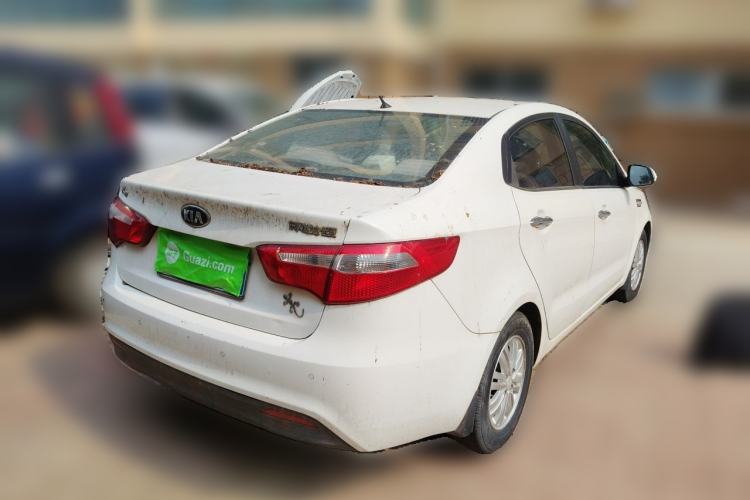 Used Kia K2 2011 Sedan 1.4L Manual Transmission GLS Rear Left 45 Deg