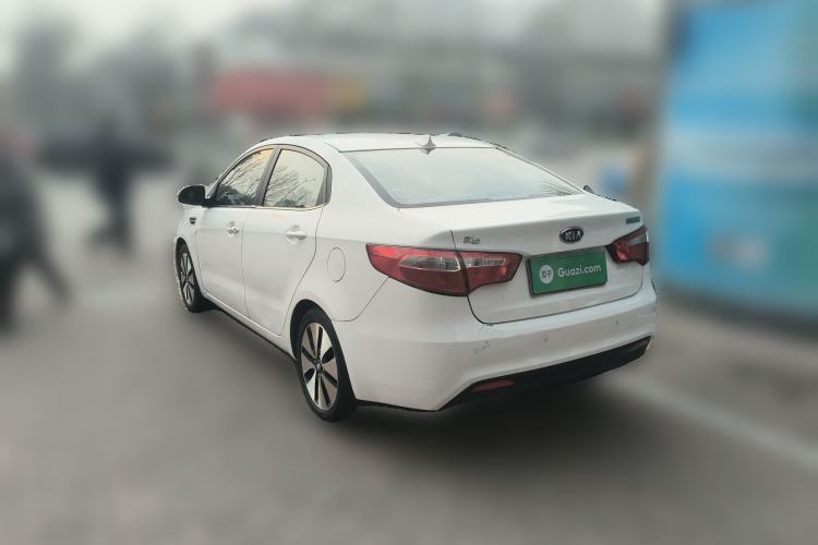 Used Kia K2 2011 Sedan 1.6L Automatic Transmission Premium Rear Left 45 Deg