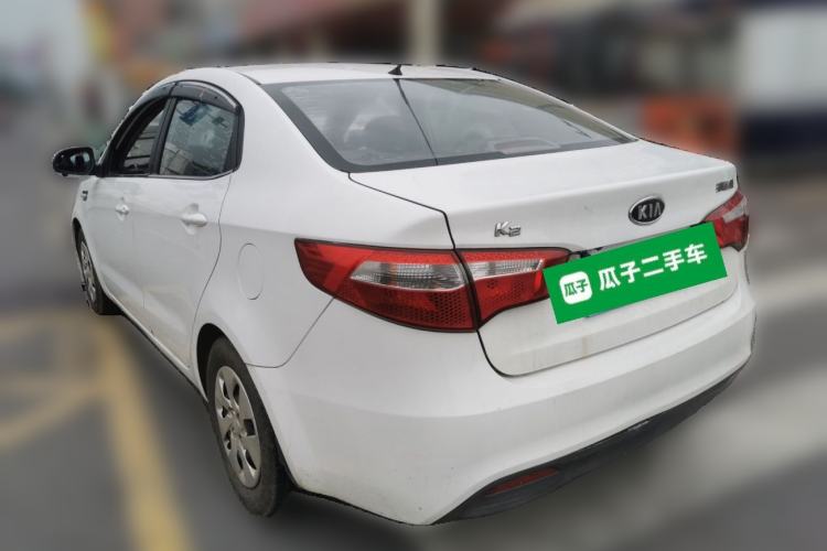 Used Kia K2 2011 Sedan 1.4L Automatic GLS Rear Left 45 Deg
