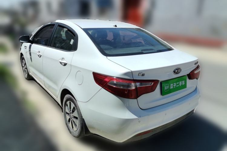 Used Kia K2 2011 Sedan 1.4L Manual Transmission GLS Rear Left 45 Deg