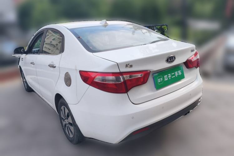 Used Kia K2 2011 Sedan 1.4L Manual Transmission GLS Rear Left 45 Deg