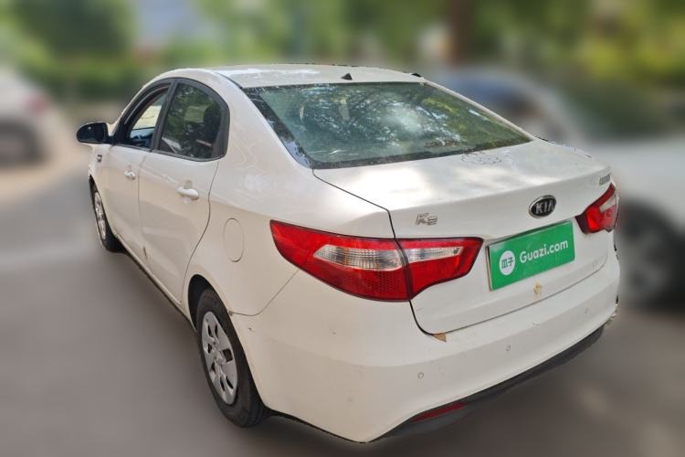 Used Kia K2 2011 Sedan 1.4L Automatic GLS Rear Left 45 Deg