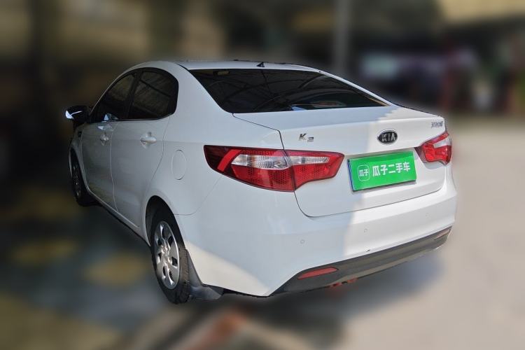 Used Kia K2 2011 Sedan 1.4L Automatic GLS Rear Left 45 Deg