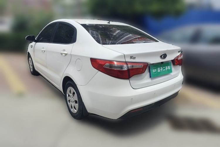 Used Kia K2 2011 Sedan 1.4L Manual Transmission GLS Rear Left 45 Deg