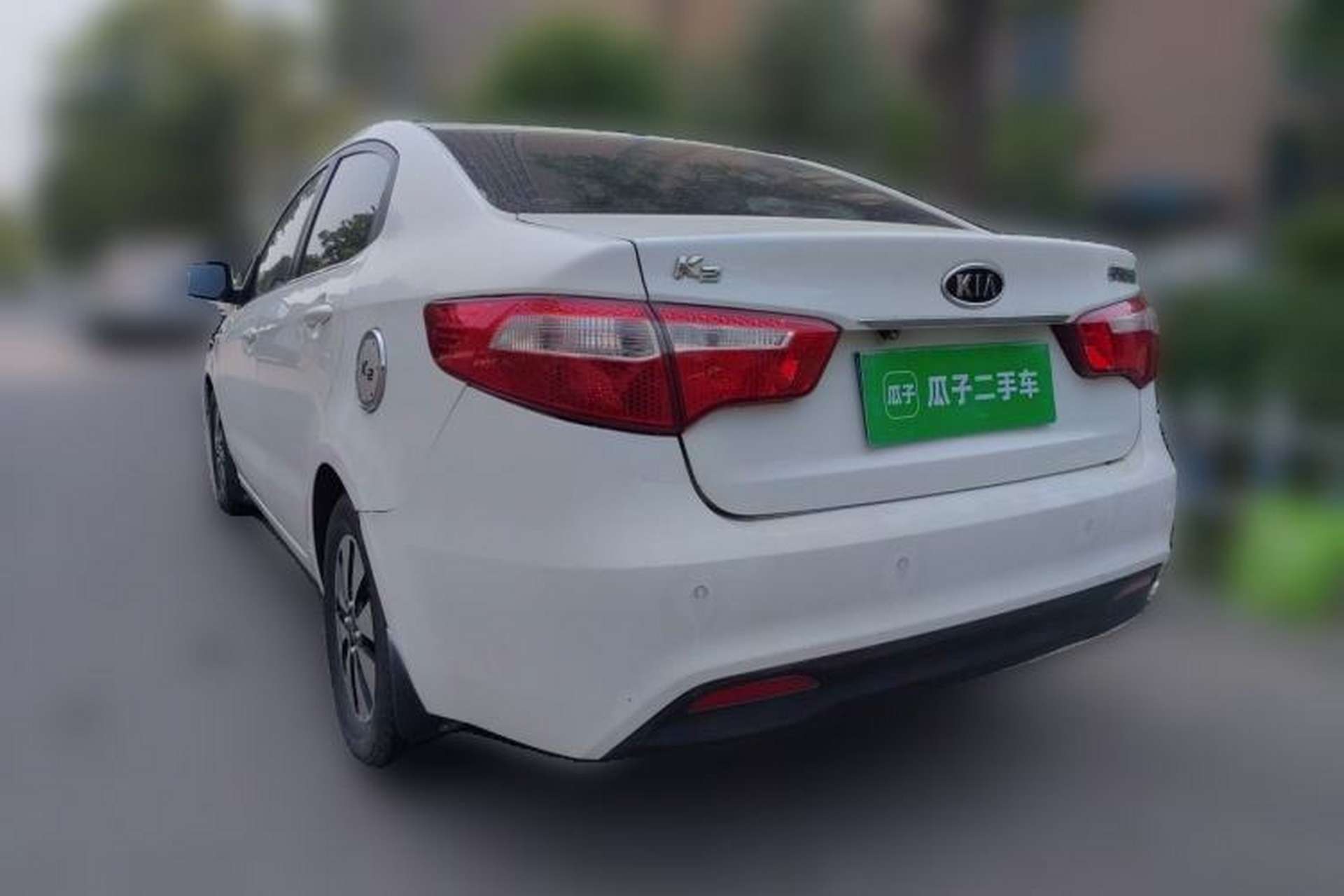 Used Kia K2 2011 Sedan 1.4L Manual Transmission GLS Rear Left 45 Deg