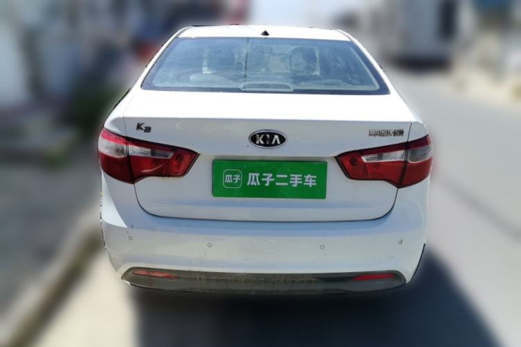 Used Kia K2 2011 Sedan 1.4L Manual Transmission GLS Rear
