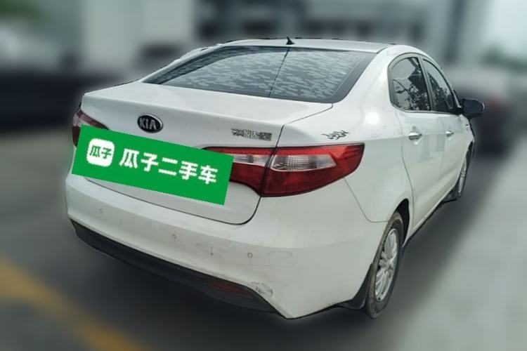 Used Kia K2 2011 Sedan 1.4L Manual Transmission GLS Rear Right 45 Deg