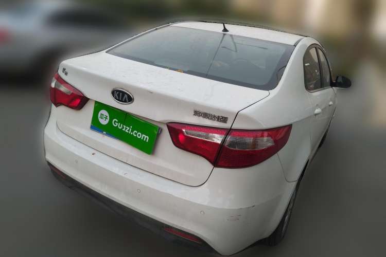 Used Kia K2 2011 Sedan 1.4L Automatic Top-Trim Rear Right 45 Deg
