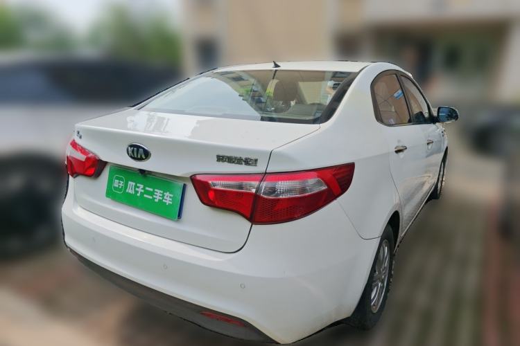 Used Kia K2 2011 Sedan 1.4L Automatic GLS Rear Right 45 Deg