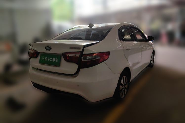 Used Kia K2 2011 Sedan 1.4L Manual Transmission GLS Rear Right 45 Deg