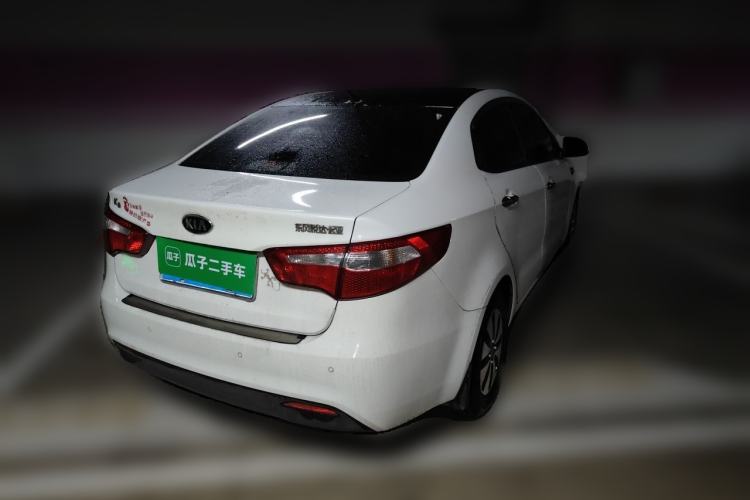 Used Kia K2 2011 Sedan 1.4L Manual Transmission GLS Rear Right 45 Deg