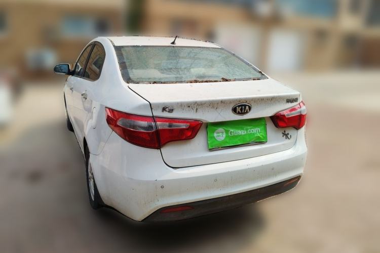Used Kia K2 2011 Sedan 1.4L Manual Transmission GLS Rear Right 45 Deg