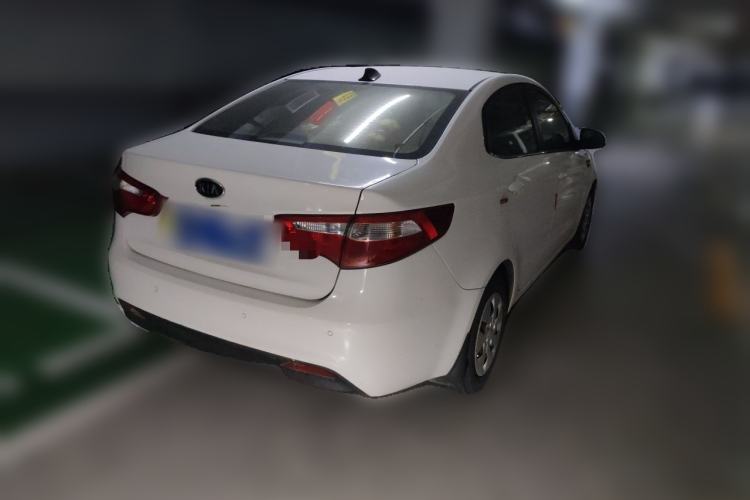 Used Kia K2 2011 Sedan 1.4L Manual Transmission GLS Rear Right 45 Deg