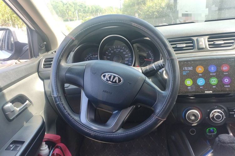 Used Kia K2 2011 Sedan 1.4L Automatic GLS Steering Wheel