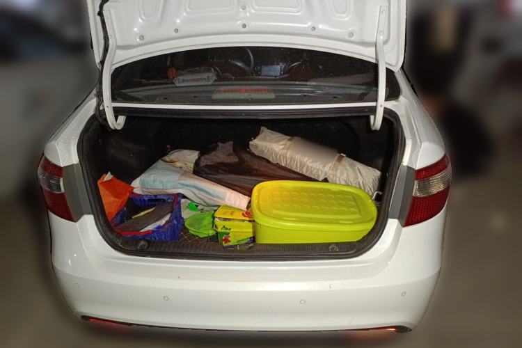 Used Kia K2 2011 Sedan 1.4L Manual Transmission GLS Trunk