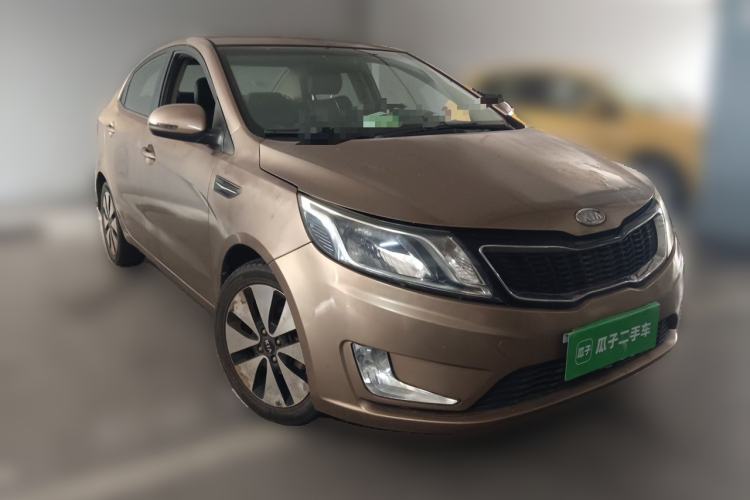 Used Kia K2 2011 Sedan 1.6L Automatic Transmission Premium Front Right 45 Deg