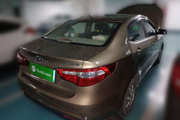 Used Kia K2 2011 Sedan 1.4L MT TOP Rear Right 45 Deg