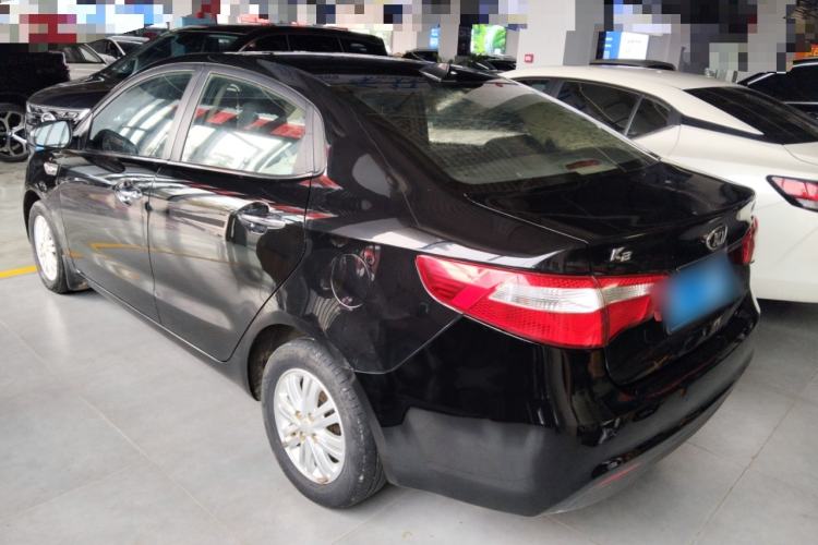 Used Kia K2 2012 Sedan 1.4L MT GLS Commemorative Edition Rear Left 45 Deg