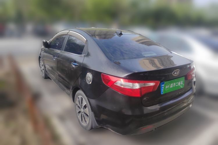 Used Kia K2 2012 Sedan 1.4L MT TOP Commemorative Edition Rear Left 45 Deg