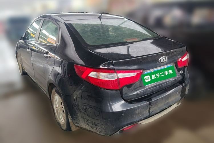 Used Kia K2 2012 Sedan 1.4L MT TOP Commemorative Edition Rear Left 45 Deg