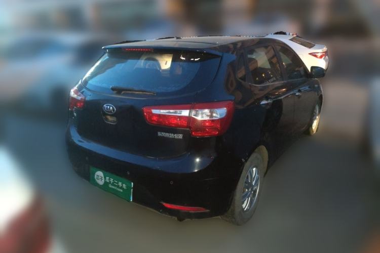 Used Kia K2 2012 Hatchback 1.4L MT GLS Commemorative Edition Rear Right 45 Deg