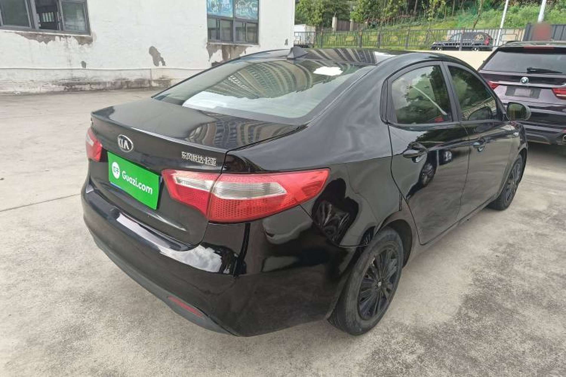 Used Kia K2 2012 Sedan 1.4L Automatic GLS Commemorative Edition Rear Right 45 Deg