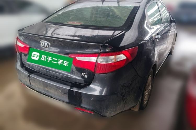 Used Kia K2 2012 Sedan 1.4L MT TOP Commemorative Edition Rear Right 45 Deg