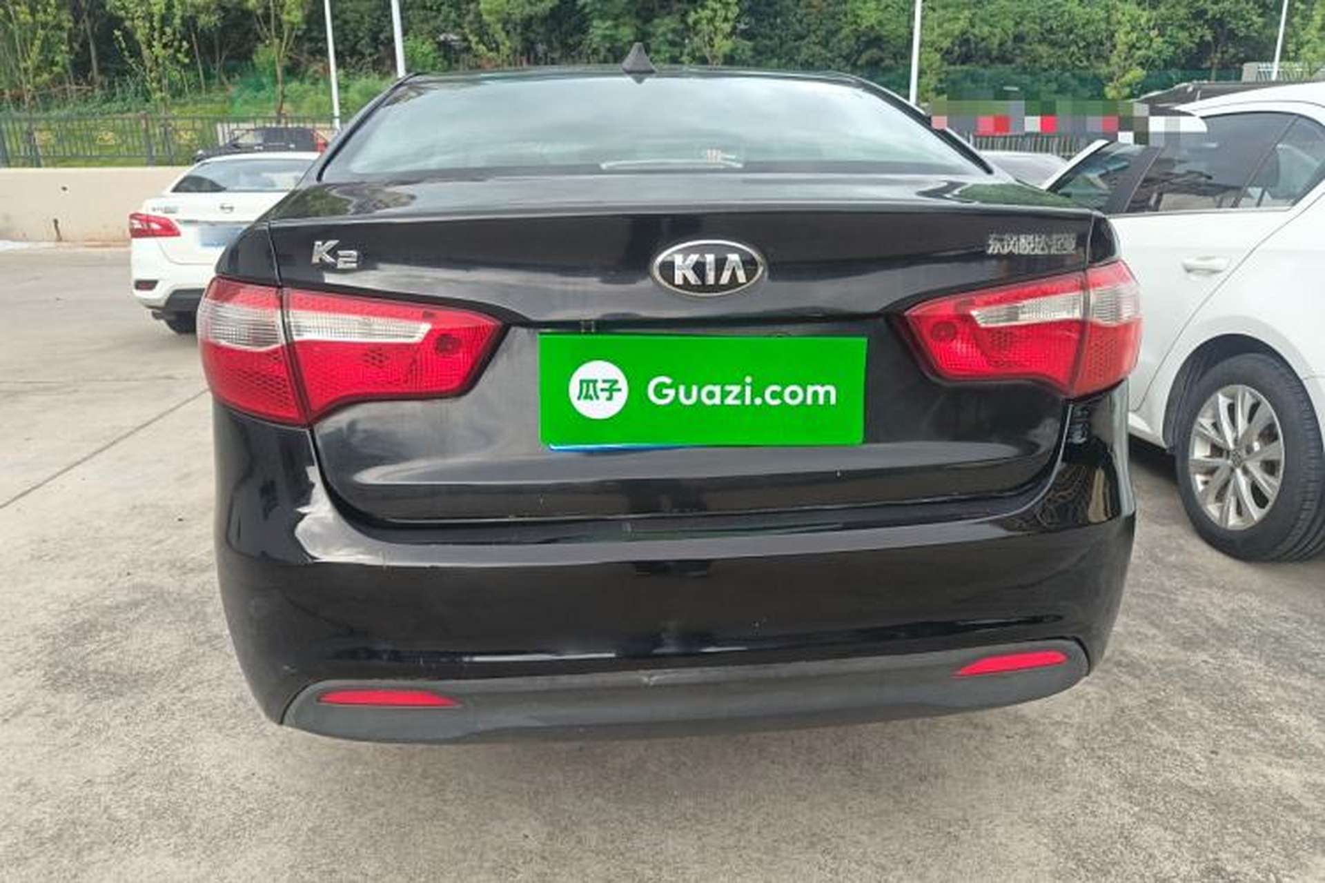 Used Kia K2 2012 Sedan 1.4L Automatic GLS Commemorative Edition Rear