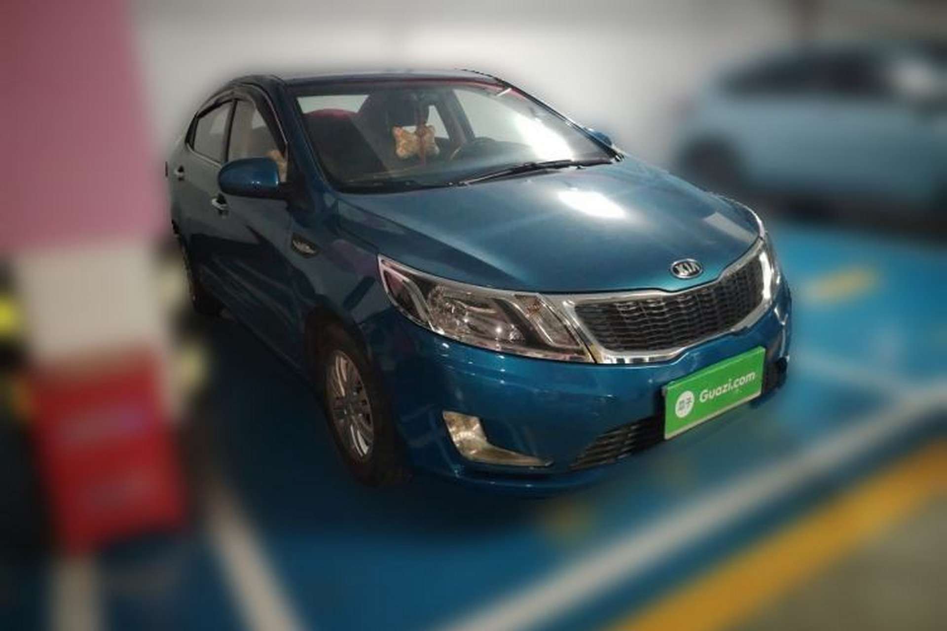 Used Kia K2 2012 Sedan 1.4L Automatic GLS Commemorative Edition Front Right 45 Deg