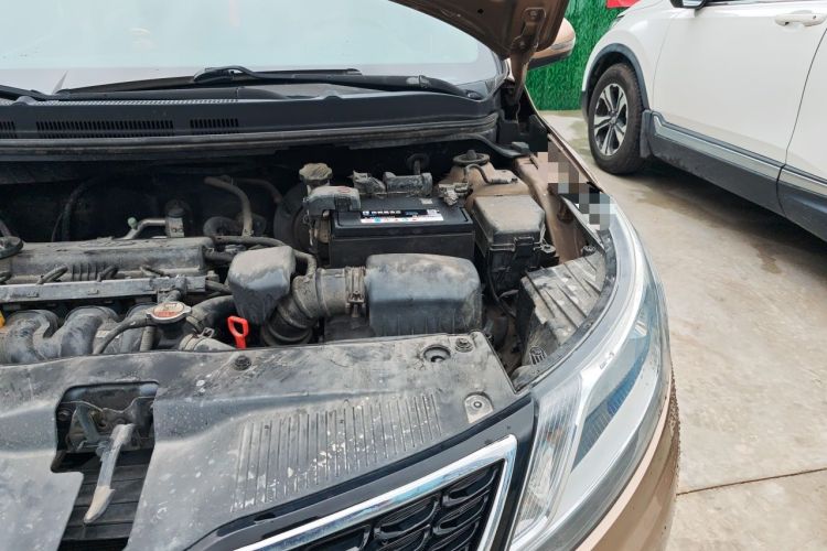 Used Kia K2 2012 Sedan 1.6L Automatic Transmission Premium Commemorative Edition Engine Bay Left