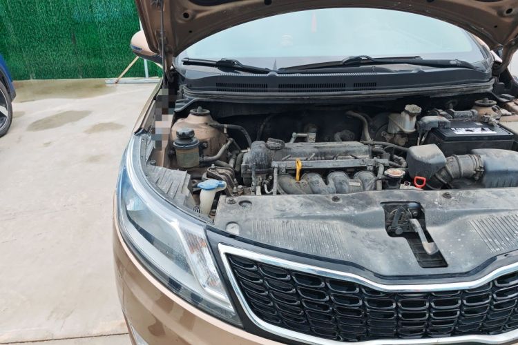Used Kia K2 2012 Sedan 1.6L Automatic Transmission Premium Commemorative Edition Engine Bay Right