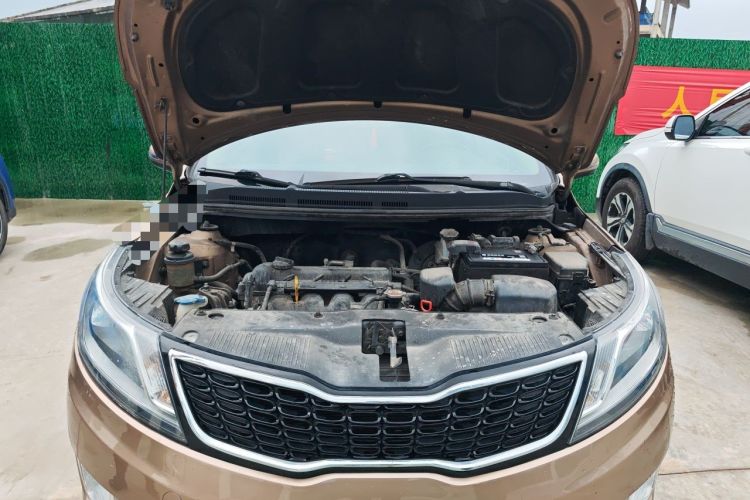Used Kia K2 2012 Sedan 1.6L Automatic Transmission Premium Commemorative Edition Engine Bay