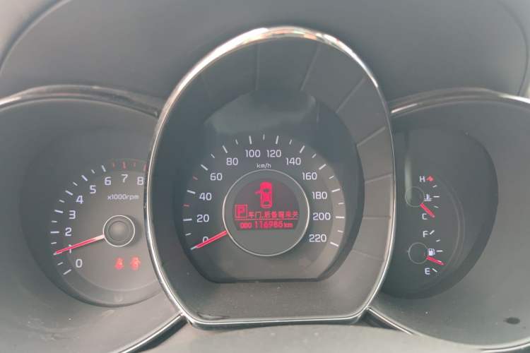 Used Kia K2 2012 Sedan 1.6L Automatic Transmission Premium Commemorative Edition Instrument Cluster