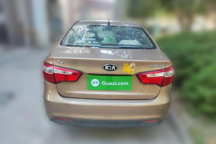 Used Kia K2 2012 Sedan 1.4L MT GLS Commemorative Edition Rear