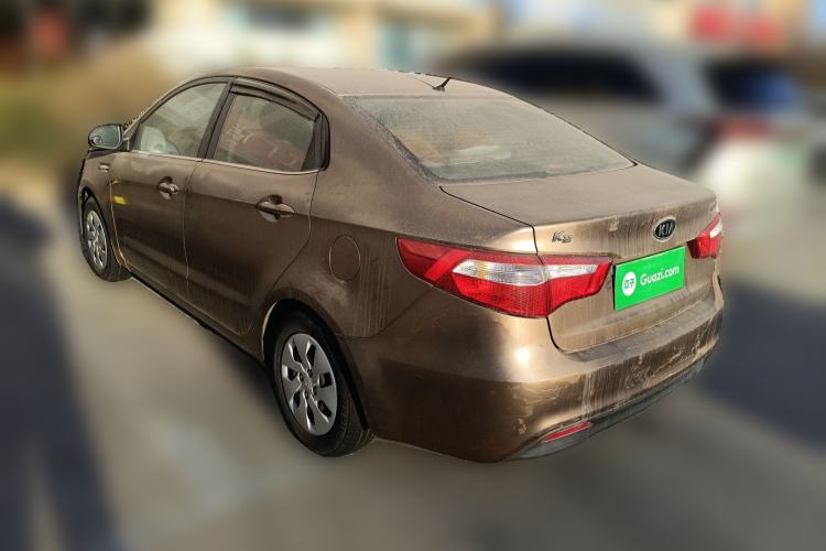 Used Kia K2 2012 Sedan 1.4L MT GL Commemorative Edition Rear Left 45 Deg