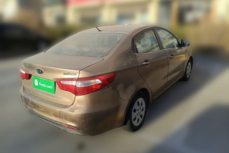 Used Kia K2 2012 Sedan 1.4L MT GL Commemorative Edition Rear Right 45 Deg